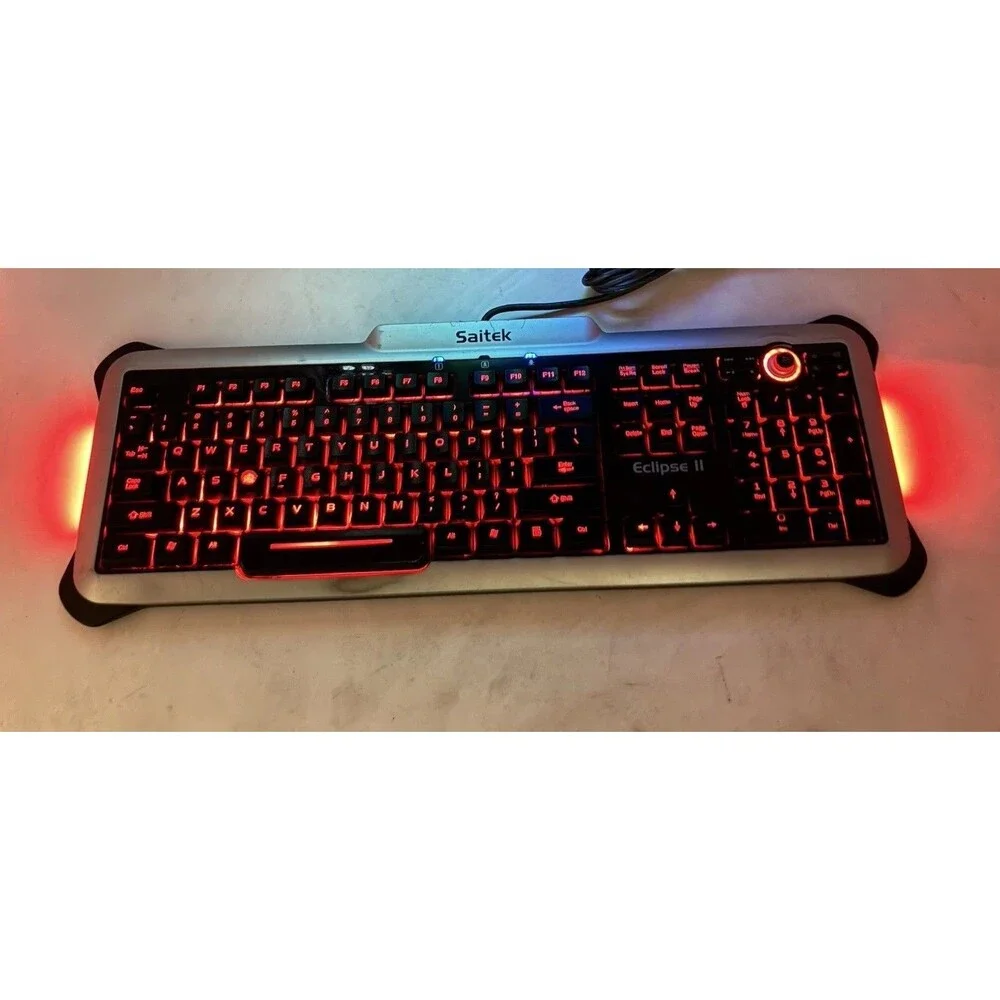 Saitek Eclipse II Keyboard PK02AU Model KU-0603 • Works